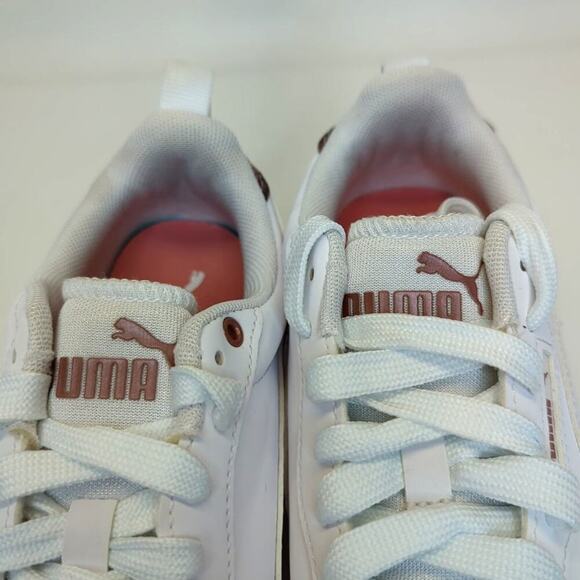 Puma Women's R78 Raw Metallics White Rose Gold Size 7.5 - Picture 3 of 10
